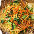 rin0418r24's cooksnap of when they made ☆5分で完成☆桜えびと小松菜の焼きそば.