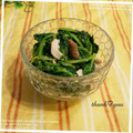 陽翔mam 's cooksnap of when they made 青菜ときのこのパクチーナンプラーマヨ和え.