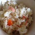 soratea's cooksnap of when they made まるでかに飯⁈カニかまの炊き込みご飯.