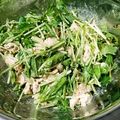 Bluria's cooksnap of when they made 水菜とささみの万能サラダ.