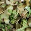 tanoyuki's cooksnap of when they made じゃがいもとブロッコリーのオイマヨ炒め.