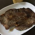 ポメちょん's cooksnap of when they made 安いお肉で！柔らか塩麹ステーキ.