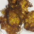 にちかしろくろ's cooksnap of when they made とうもろこしとヒゲのかき揚げ.