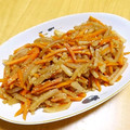 ドルフィンサーモン's cooksnap of when they made 人参と大根のきんぴら風.