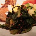 msgnb120's cooksnap of when they made ほうれん草とひじきのゴマ和え.