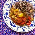 ふたごゆき's cooksnap of when they made ❀たっぷり夏野菜のトマト煮＆雑穀ごはん❀.