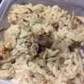 余麩胡's cooksnap of when they made 安い牛こまで！牛ゴボウ炊き込みご飯^ ^.