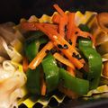 つくらせて's cooksnap of when they made お弁当おかずレンジで簡単ピーマンナムル.