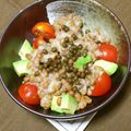 nosso's cooksnap of when they made 納豆のアボカドトマト和え.