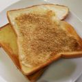あさここなっつ's cooksnap of when they made 休日のセサミシュガートースト☆.