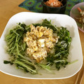 komutatata's cooksnap of when they made 豆苗とたまごの炒め物.