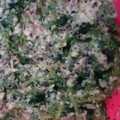 クックるん☆戦隊's cooksnap of when they made 豆苗と桜えびの白和え.
