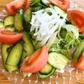ボブナナ's cooksnap of when they made 新玉ねぎ、トマト、きゅうりのマリネ.