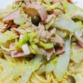 fummy823sk's cooksnap of when they made 絶賛♪白菜とツナの和風パスタ.