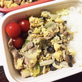 ＹＫＮ４．３'s cooksnap of when they made レタスと豚肉の卵炒め.