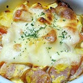 まな゜お世話係's cooksnap of when they made トマトとポテトのチーズ焼き.