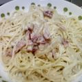 ゜・☆ゆーこ★．゜'s cooksnap of when they made 生クリーム不要☆なんちゃってカルボナーラ.