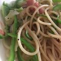 ひろりーた's cooksnap of when they made ピーマンとベーコンの白スパゲッティ.