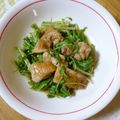sumirenore's cooksnap of when they made 水菜と鶏肉の煮物♡.