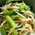 めおな's cooksnap of when they made もやしと小松菜の簡単だし煮.