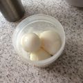 キャビィーママ's cooksnap of when they made 卵の茹で方☆　コレで白身飛び出し防止☆.