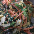 dihe's cooksnap of when they made ちょいと一品♪小松菜たまごの洋風ごまあえ.