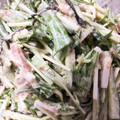 クックJ0JNE6☆'s cooksnap of when they made ✿ちくわとキュウリの梅マヨポン酢和え✿.