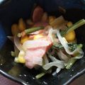 笑顔のまんま's cooksnap of when they made ウインナー ほうれん草のコーンバター♡.