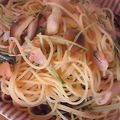 みみこまる's cooksnap of when they made 水菜とシメジの秋味和風パスタ。.