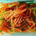 ちーたんねぇねぇ's cooksnap of when they made 人参とピーマンのサッと炒め.