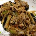 ぽぽぽん酢's cooksnap of when they made 茄子とズッキーニの甘辛豚肉炒め.