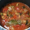 ニャンコもも's cooksnap of when they made トマト缶で鶏肉入りラタトゥイユ.