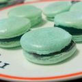 前原けいいち's cooksnap of when they made 雛祭・ホワイトデーにも♡マーブルマカロン.