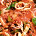 グラターイ's cooksnap of when they made イカのトマト煮 バジル風味.