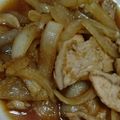 まーぼう✨'s cooksnap of when they made 豚肉と玉ねぎの生姜焼き☆簡単調味料♪.