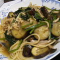 月兎☆'s cooksnap of when they made 白だしで簡単 きのことなすの和風パスタ.