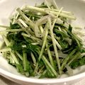 かみゅた☆'s cooksnap of when they made もやしと水菜のナムル風サラダ.
