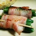 ゆこPIN's cooksnap of when they made さやいんげんのベーコン巻き.