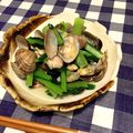 tomorin61's cooksnap of when they made アサリの酒蒸し.