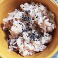 もょん's cooksnap of when they made 炊飯器で簡単お赤飯❤お食い初めやお祝いに.