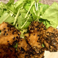 Rieko_ｓ♪♪'s cooksnap of when they made 鶏むね肉の胡麻衣揚げ♡甘辛タレ絡め.