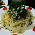 cocoroの扉's cooksnap of when they made 簡単ランチにマヨ昆布佃煮の和パスタ.