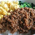 金雨降's cooksnap of when they made 一人暮らしを始めた君に 三色丼.