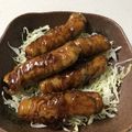 ｋｋ２'s cooksnap of when they made 肉巻きちくわ.