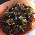 makiki☆'s cooksnap of when they made ちりめんじゃこと枝豆の甘辛炒め.
