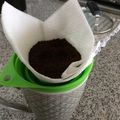 Amalka's cooksnap of when they made 漏斗（じょうご）でコーヒー.