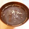 北海道伯爵's cooksnap of when they made 春雨とキクラゲのスープ.