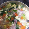 idmin's cooksnap of when they made あと一品を手軽に！レタスと卵のスープ♡.
