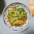 enmao14's cooksnap of when they made レンジで1分！あげと水菜の煮びたし.