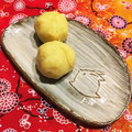 なつき☆ミ's cooksnap of when they made 簡単、甘さ控えめ栗きんとんボール.
